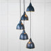 From The Anvil Lighting Dusk Smooth Brass Brindley Cluster Pendant