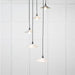 From The Anvil Lighting Birch Smooth Brass Flora Cluster Pendant