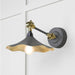 From The Anvil Lighting Bluff Smooth Brass Flora Wall Light