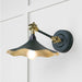 From The Anvil Lighting Dingle Smooth Brass Flora Wall Light