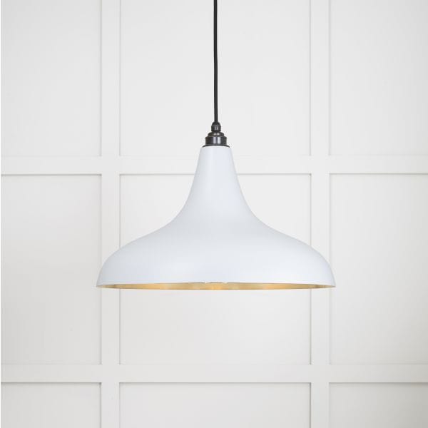 From The Anvil Lighting Birch Smooth Brass Frankly Pendant