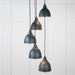 From The Anvil Lighting Smooth Copper Brindley Cluster Pendant