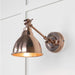 From The Anvil Lighting Coper Smooth Copper Brindley Wall Light