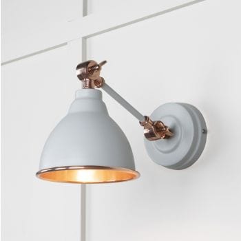 From The Anvil Lighting Birch Smooth Copper Brindley Wall Light