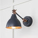 From The Anvil Lighting Slate Smooth Copper Brindley Wall Light