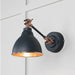 From The Anvil Lighting Soot Smooth Copper Brindley Wall Light