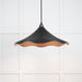 From The Anvil Lighting Elan Black Smooth Copper Flora Pendant