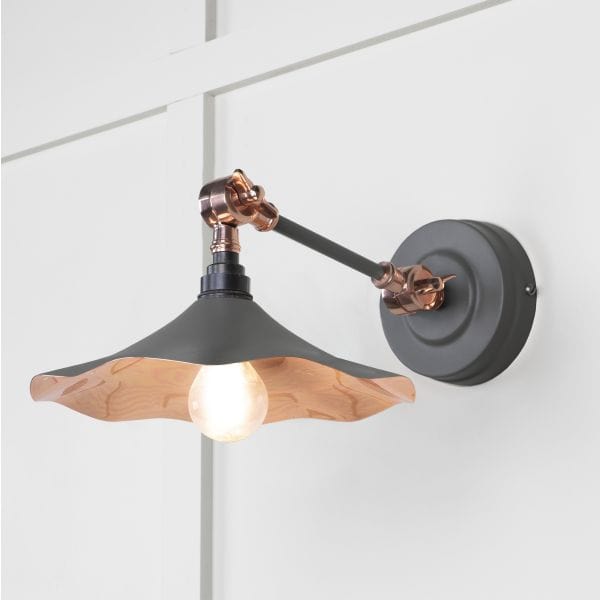 From The Anvil Lighting Bluff Smooth Copper Flora Wall Light