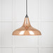 From The Anvil Lighting Copper Smooth Copper Frankly Pendant