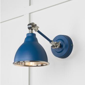 From The Anvil Lighting Upstream Smooth Nickel Brindley Wall Light