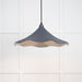 From The Anvil Lighting Slate Smooth Nickel Flora Pendant