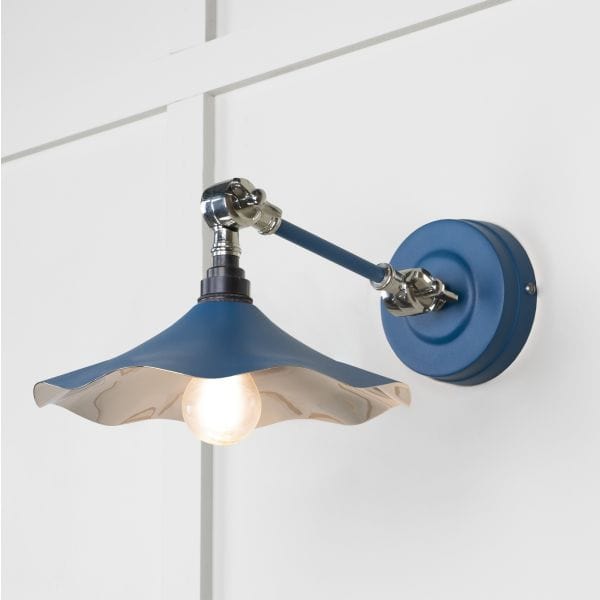 From The Anvil Lighting Upstream Smooth Nickel Flora Wall Light