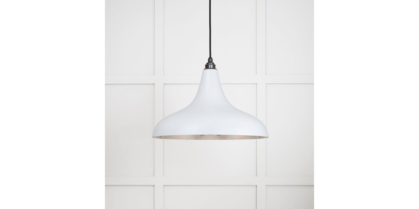 From The Anvil Lighting Birch Smooth Nickel Frankly Pendant