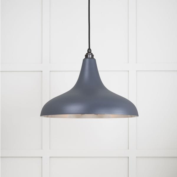 From The Anvil Lighting Slate Smooth Nickel Frankly Pendant