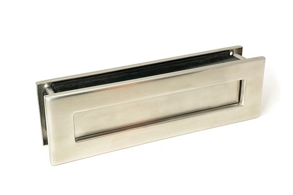 From The Anvil Letter Plates Satin Marine SS 316 Traditional Letterbox