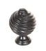 From The Anvil Cupboard Knob Black Twist Cupboard Knob