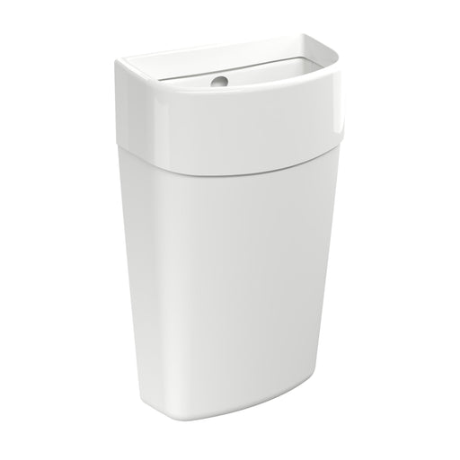 MWS Dispensors Waste Bins Myriad White 25L Waste Bin