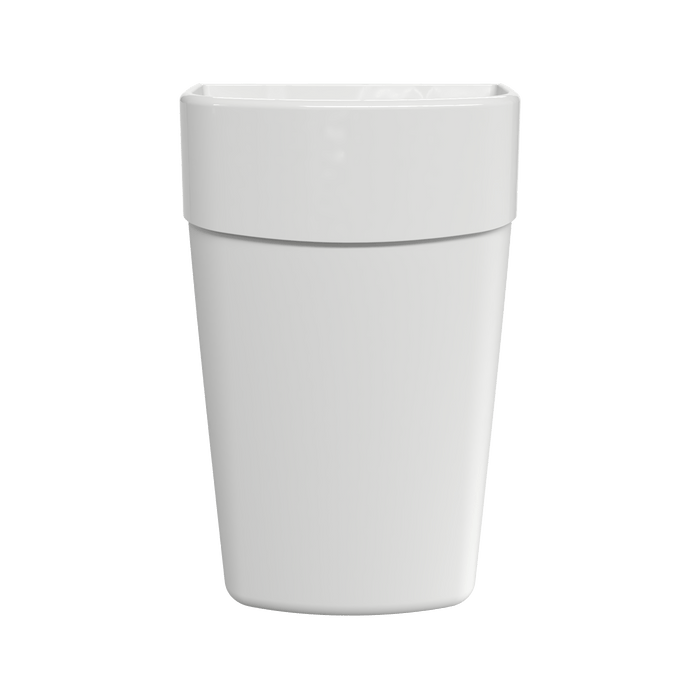 MWS Dispensors Waste Bins Myriad White 25L Waste Bin