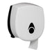 MWS Dispensors Toilet Roll Dispensers Myriad White Small 8” Jumbo Dispenser