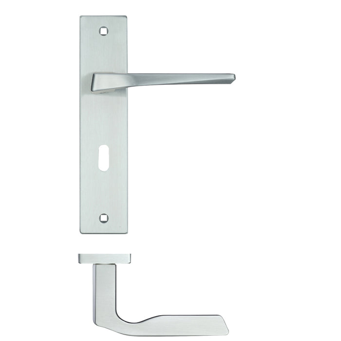 Lyra Lever Lock (57mm c/c) on Backplate - 190x42mm