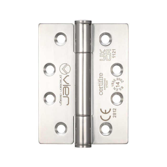 Grade 14 Concealed Bearing Hinge Stainless Steel - Grade 201 - 102 x 76 x 3mm