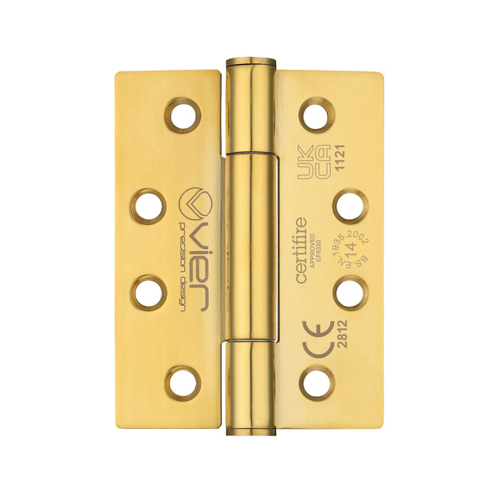 Grade 14 Concealed Bearing Hinge Stainless Steel - Grade 201 - 102 x 76 x 3mm