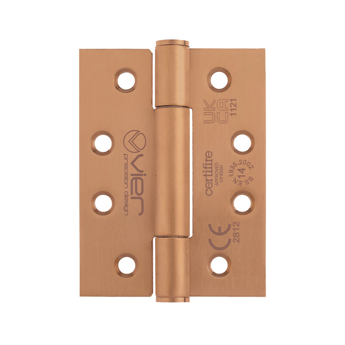 Grade 14 Concealed Bearing Hinge Stainless Steel - Grade 201 - 102 x 76 x 3mm