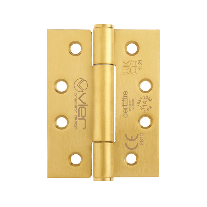 Grade 14 Concealed Bearing Hinge Square - 102 x 76 x 3mm