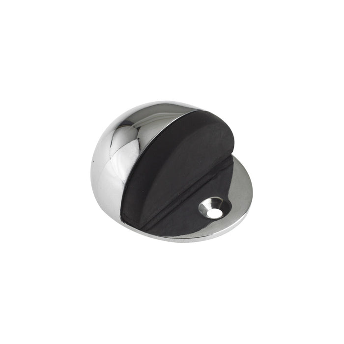 Oval Floor-Mounted Door Stop – 48mm Diameter - Face Fix