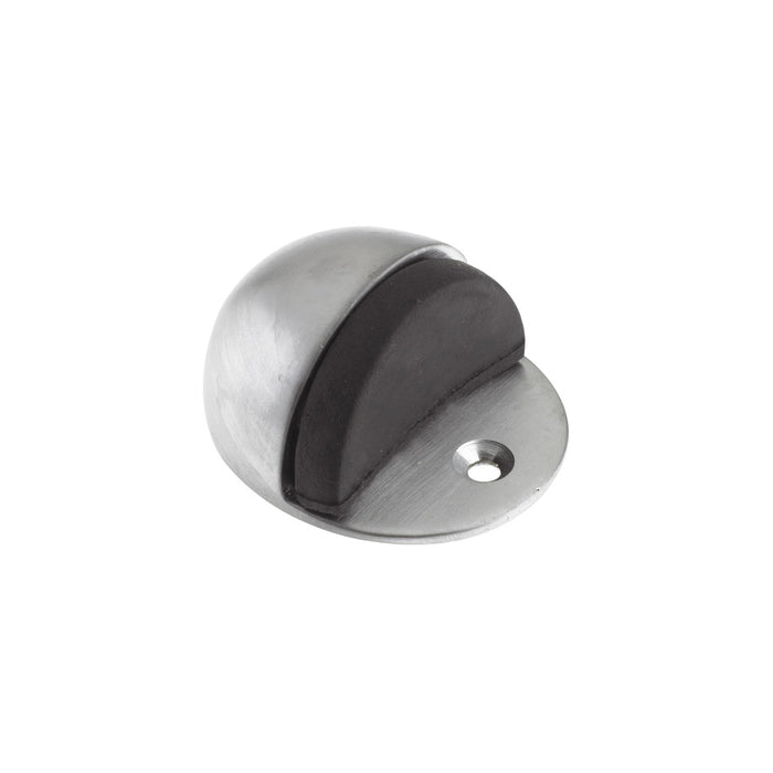 Oval Floor-Mounted Door Stop – 48mm Diameter - Face Fix