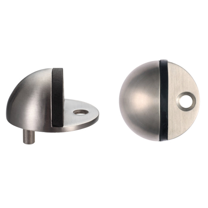 Door Stop - Floor Mounted Oval - 40mm