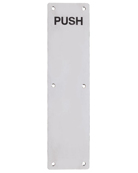 Finger Plate - Push (Radius) 75mm x 350mm