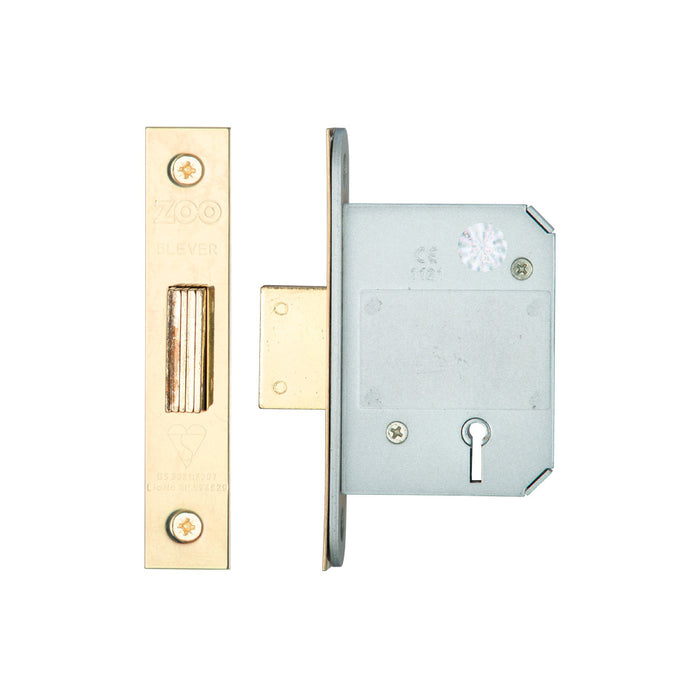 British Standard 5 Lever Deadlock - 64mm - Keyed Alike