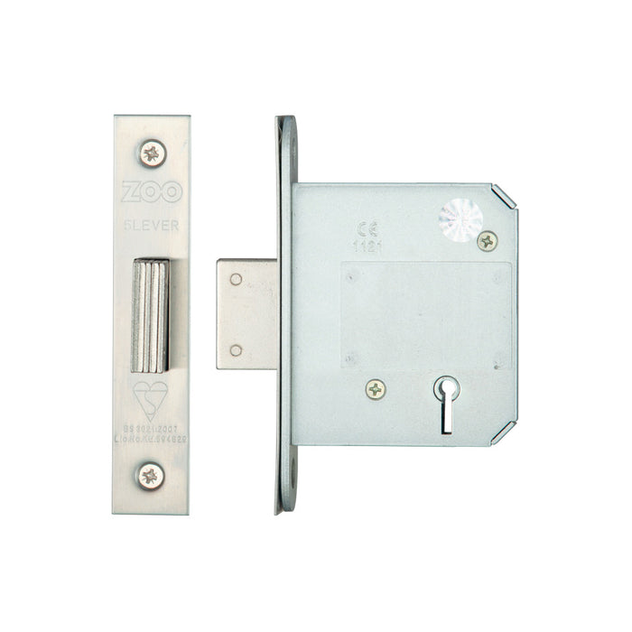 British Standard 5 Lever Deadlock - 76mm - Keyed Alike