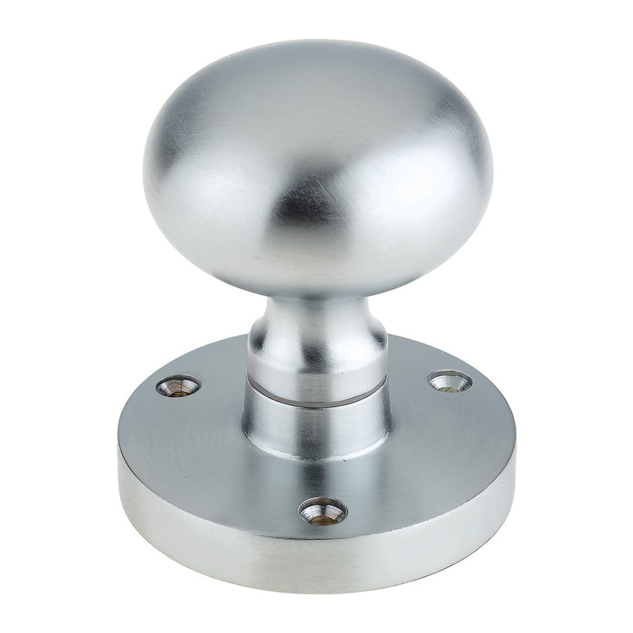 Zoo Mushroom Mortice Knob - 61.5mm Rose Diameter, 52mm Diameter Knob