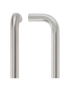 19mm D Pull Handle - 225mm Centers - Bolt Through Fixings