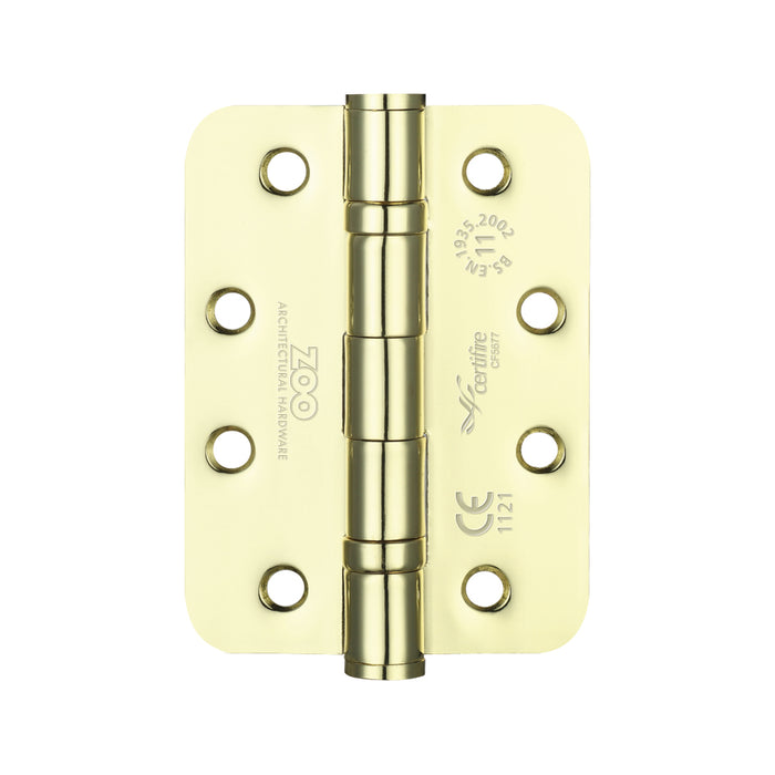 Ball Bearing Hinge - Steel 102 x 76 x 3mm - Radius