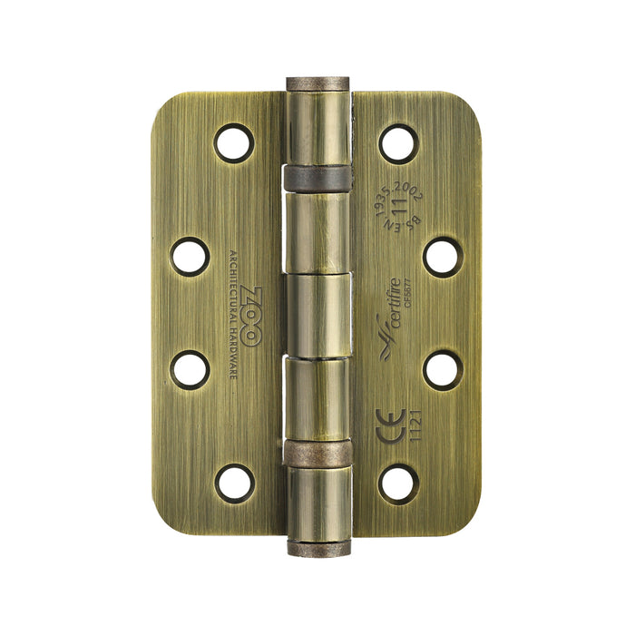 Ball Bearing Hinge - Steel 102 x 76 x 3mm - Radius