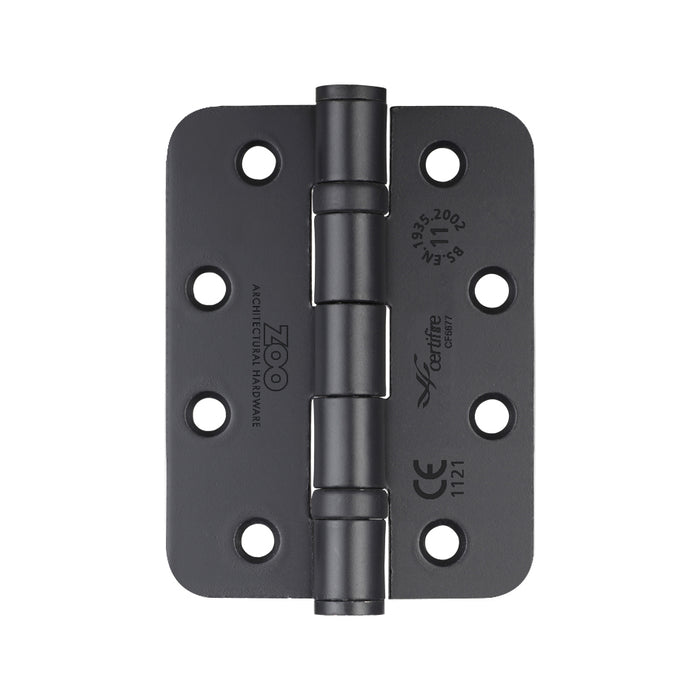 Ball Bearing Hinge - Steel 102 x 76 x 3mm - Radius