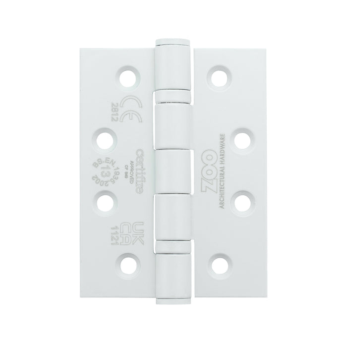 Grade 13 Hinges - Ball Bearing 102mm x 76mm x 3mm Square Corner