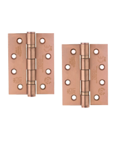 Grade 13 Hinges - Ball Bearing 102mm x 76mm x 3mm Square Corner