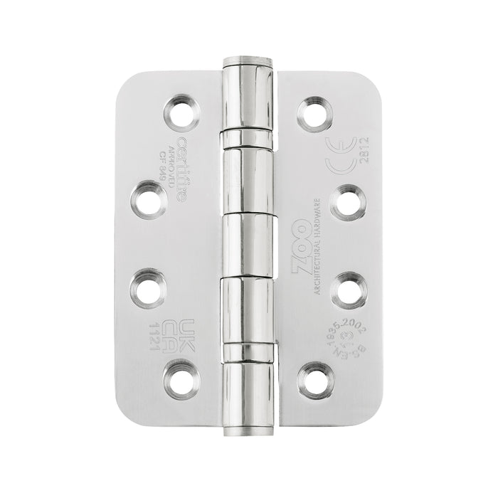 Grade 13 Hinges - Ball Bearing 102mm x 76mm x 3mm Radius Corner