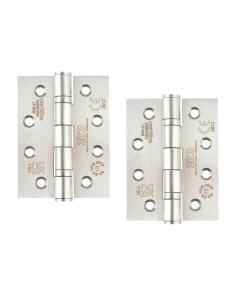 Grade 13 Hinges - Ball Bearing 102mm x 76mm x 3mm Square Corner