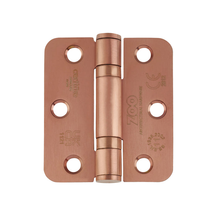 Grade 11 Bearing Hinges - 76mm x 67mm x 2.5mm Radius Corner