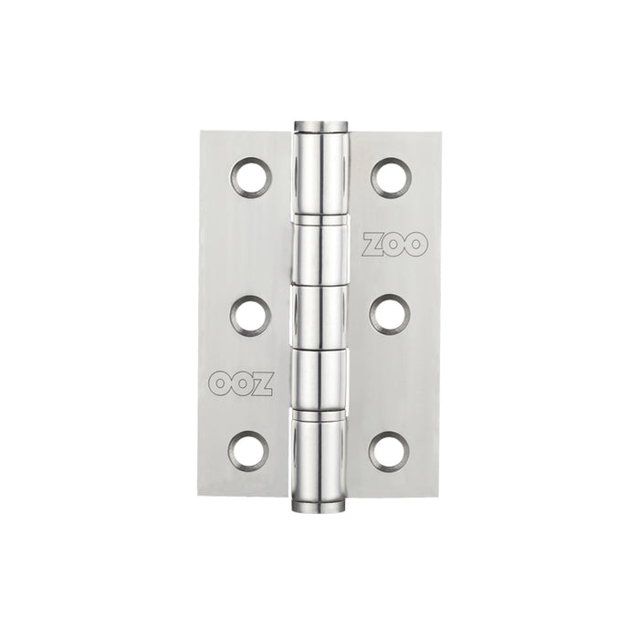 2 Washered Hinge Stainless Steel - Grade 201 - 3"x2"x2mm