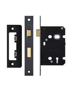 3 Lever Mortice Sashlock, 64mm - 57mm Centres, Square