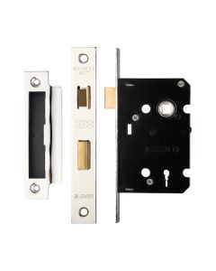 3 Lever Mortice Sashlock, 64mm - 57mm Centres, Square