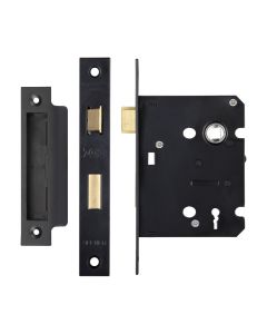 3 Lever Mortice Sashlock, 76mm - 57mm Centres, Square