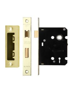 3 Lever Mortice Sashlock, 76mm - 57mm Centres, Square